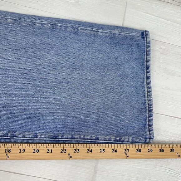 Rivet & Thread Madewell Jeans Women 31 High Rise Wide Leg Mason Light Wash Blue - Picture 13 of 16